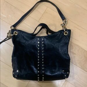 Michael Kors  black leather purse